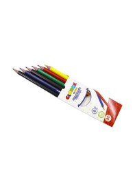 Resim Karton Kutu Kısa Kuru Boya 6 Renk 3673 Çok Renkli 