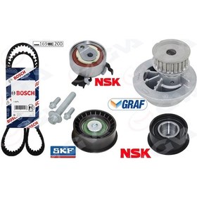 Resim Gva Devirdaimli Eksantrik Gergi Kiti Astra F-corsa B-vectra B 1.4i-1.6i-1.8i 16v X14 IS00-GVA 59WPK9003-1 