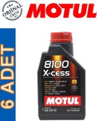 Resim Motul 8100 X-Cess 5W-40 Motor Yağı 6 x 1 L 