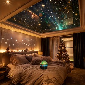 Resim RGB Uzaktan Kumanda Aurora LED Mood Işığı, Uygun for galaxy Yıldız Projeksiyonu, Yatak Odası Gece Lambası Projeksiyonu, Yetişkin Oda Dekorasyonu, Ev Sineması, Tavan Kullanımı, Hediye Dekorasyonu, Kamp, Düğün Dekorasyonları, İnsanların Gözlerini Açan Projeksiyon Lambası Hediyesi, Tatil Partisi, Ev Dekoru, Noel Hediyesi, Yatak Odası Aydınlatma Projeksiyonu 