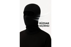 Resim Yeni Sezon Rüzgar Geçirmez Termal Kumaş Kar Maskesi 
