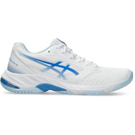 Resim Asics Netburner Ballistic Ff 3 Kadın Beyaz Voleybol Ayakkabısı 1052A069-111 