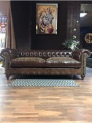 Resim 3A Mobilya Brown Pullap Chesterfield 