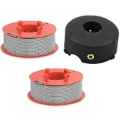 Resim Bosch Art 23 Combıtrım / Art 26 Combıtrım Çim Biçme Makinesi İçin 2 Makaralı İplik Makarası + 1 Makara Kapağı, F0168001 