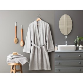 Resim Madame Coco Ryella Kimono Unisex Bornoz 1kborn0100gri 