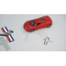 Resim Ford Mustang Koşan At Çamurluk Yanı 3M 3D Metal Logo Amblem Seti (265748659) 