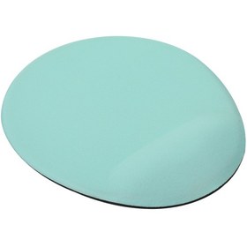 Resim Newdaki Yeşil Yuvarlak Bilgisiyar Notebook Bileklik Destekli Ergonomik Optik Mousepad 19x23 cm 