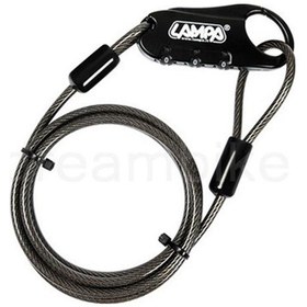 Resim Lampa Portex 3 Şifreli Çelik Halat 4Mmx150Cm 90596 