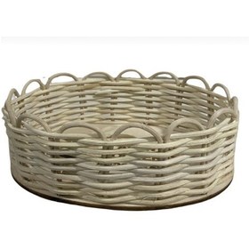 Resim Bambu Ekmek Sepeti, Takı Toka Sepeti 12 x 15 x 6 CM Kahverengi 