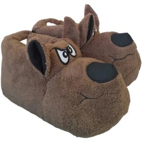 Resim ALTUN TİCARET Taba Köpek Hayvanlı Unisex Panduf 