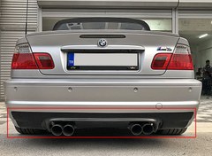 Resim Bmw E46 1998-2005 M3 Arka Tampon Difüzör 