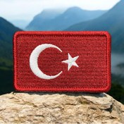 Resim Genel Markalar Türk Bayrağı Patch Arma 8 X 5 Cm 