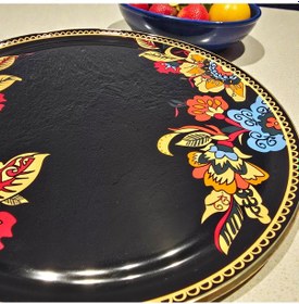 Resim Sudedi Home Lorena Asorti Altın Yaldızlı Siyah Tepsi Altın - Siyah 