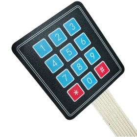 Resim Hobi Mekatronik 3x4 Membran Tuş Takımı Keypad(12 Buton) 