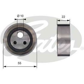 Resim GATES T41155 TRİGER EKSANTRİK GERGİ RULMANI R19 CLIO II KANGOO ME 