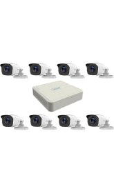 Resim Hilook 8'li Dış Ortam Kamera Seti 