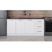 Resim Minar 185 Cm Mutfak Dolabı Beyaz 185-B1-Alt Modül Beyaz 