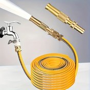 Resim 2/1 adet Bahçe Sulama Başlığı - Ayarlanabilir Vana, Evrensel Bağlantı Noktası, Araba Yıkama, Bitkiler ve Çimler için Çok Fonksiyonlu Sulama Sistemi - Pilsiz Dış Mekan Kullanımı Sprey Başlık 
