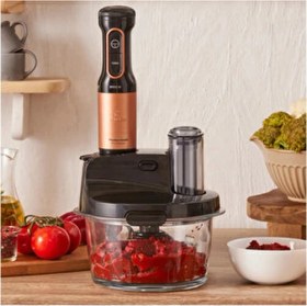 Resim 6 Bıçaklı Premium Cam Mutfak Robotu Çırpma, Dilimleme, Doğrama, Blender, Karıştırma,buz Kırma 2500W 