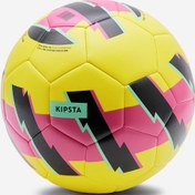 Resim Öğretici Futbol Topu - 5 Numara - Sarı / Pembe - Learning Ball 
