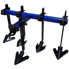 Resim Asvera Yakut Serisi Çapa Kazayağı Pulluk 4+1 5li Çelik Kaz Ayağı Ayarlanabilir Tüm Çapa Makinelerine Uyumlu 