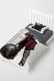 Resim MONOHOME Şövalye Çocuk Nevresim Takımı Özel Örgü Pamuk Saten 3D Dijital, monohome9970 