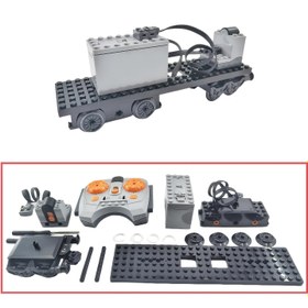 Resim 1 Takım Yaratıcı DIY Tren İnşa Seti - Ray Sistemi, Motorlu Hareket ve Kontrol Özellikli Büyük Boy Kutu Paketi, Çok Renkli İmalat (Siyah & Gri), Siyah Vagonlar ve Grisizlerle STEM Eğitimi için Zorlayıcı Montaj Yetişkin Temalı Oyun Kitabı, Çocuklara Uygundur (Önde gelen inşaat markalarıyla uyumlu) 