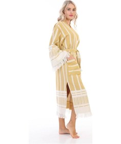 Resim Astrea %100 Pamuk Özel Tasarım Peştemal Bornoz Özel Çok Renkli 