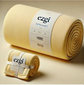 Resim Tek Kişilik 120 X200 Sarı Ranforce Lastikli Çarşaf Ve Yastık Kılıfı Sari 