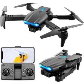 Resim Çift Kamera Drone Uzaktan Kumanda App Destekli Quadcopter Tek Tuş Iniş Kalkış 