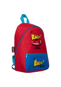 Resim Superbag Erkek Çocuk Anaokulu Çantası Racing Araba Desenli Sırt Çantası Kreş Çantası Mavi 