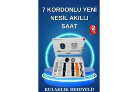 Resim Zero Land Hnrlishp Akıllı Saat Bluetooth Kulaklık Adımsayar Sağlık Takibi Ç Cevaplama 