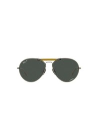 Resim Ray-Ban 8063 9208k8 Polarize Chromance Titanyum Erkek Güneş Gözlüğü 