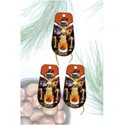 Resim Kestane - 3'lü Aynaya Asmalı İpli Aromalı Dekoratif Araç Parfümü 