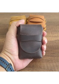 Resim Sumerian Leather Craft Deri Sigara Kılıfı Kahverengi 