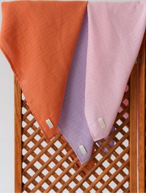 Resim elibaby 3’lü %100 Organik Pamuk Müslin Örtü Seti Unisex (PUDRA PEMBE, LAVANTA, TARÇİN 3 ADET 75x85 CM) 