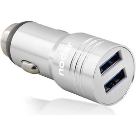 Resim Araç Şarj Adaptörü 2x Usb 3.4a Metal - Gümüş Nd1075 Standart 