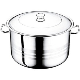 Resim 40 25 Çelik Tencere 31 Litre Gümüş 