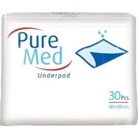 Resim Puremed 60 x 90 CM Hasta Altı Bezi Serme Yatak Koruyucu 30'lu x 8 240 Adet 