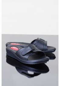 Resim Konfores 1115-9200-12 Tam Anatomik Bayan Terlik-Siyah 