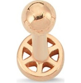 Resim Rose Altın Mini Top Tragus Küpe As58Pcr2 Altınsepeti Altın 