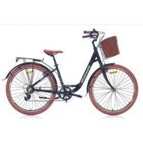 Resim Bıanchı C261 Kadın Şehir Bisikleti 380H V 26 Jant 7 Vites Siyah YS728 Glossy 