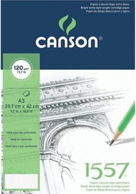 Resim Canson 1557 Eskiz Defteri 120 G 40 Yaprak. A3 