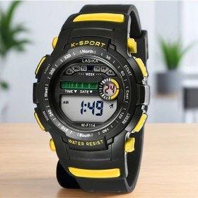 Resim Sunshine022 Siyah Sarı Çocuk Kol Saati Gençler Spor Yüzme Dayanıklı Şok Dirençli Diğer 
