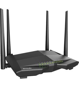 Resim AC1200 Mbps Dual Band Kablosuz 4 x Gigabit Port Fiber Vdsl/adsl Modem Router 