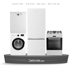 Resim Beko 4 lü Bahar Çeyiz Paketi-3 (670427 MB + CM 8102 + BM 4044 + BFE 400 EB) 