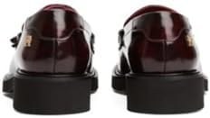 Resim Tommy Hilfiger Kadın Püsküllü Köşeli Burun Deri Bordo Loafer Fw0Fw08749Xjs,Kırmızı 39 