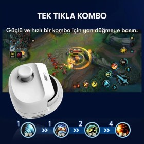 Resim Royal Cover Memo MB01 Pubg & Fps Oyun Tuşu - Beyaz 