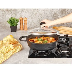 Resim Kahramanlar 26cm Matto Döküm Basık Tencere 