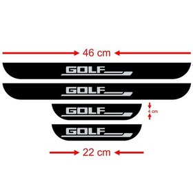 Resim Volkswagen Golf Kapı Eşiği 4 Lü Aksesuar N11.547 